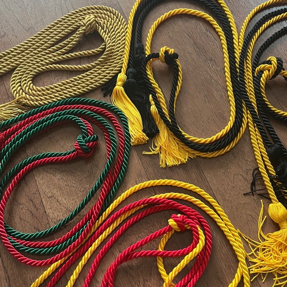 Red and Yellow Tassel Rope - Picture 2 of 2